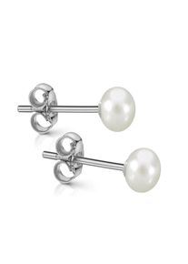 Paar Ohrstecker Firetti "Schmuck Geschenk Silber 925 Ohrschmuck Ohrringe" Gr. 6, silberfarben, wei&szlig;, Ohrringe, Damen, 6, Perlen Silber 925 (Sterlingsilber), Perlen, Silber 925 (Sterlingsilber), Paar Ohrstecker, Made in Germany - mit S&uuml;&szlig;wasserzuchtperle