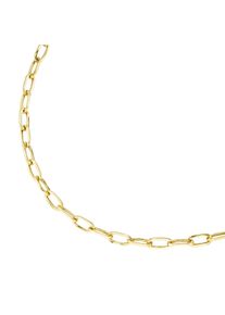 Silberkette Smart Jewel "Kette Glieder oval, Silber 925", gold, Halsketten, Damen, Silber 925 (Sterlingsilber), Silberkette