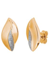 Paar Ohrstecker Lady, gold (gelbgold 375), Ohrringe, Damen, Paar Ohrstecker