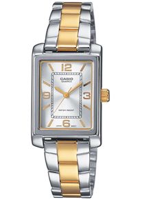 Quarzuhr, silber (silberfarben, goldfarben), CASIO TIMELESS COLLECTION, Armbanduhren, Damen, Quarzuhr, Armbanduhr, Damenuhr, analog, Edelstahlarmband