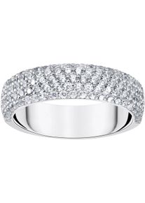 Fingerring Thomas Sabo "Schmuck Silber 925 Ring" Gr. 54, silber (silberfarben, kristallwei&szlig;), Fingerringe, Damen, 54, Silber 925 (recycelt), 5,5mm, Fingerring, mit Zirkonia (synth.)