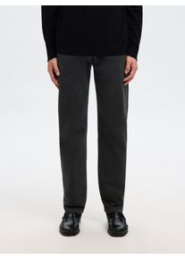 Straight-Jeans Selected "SLH196-STRAIGHT BEN KORI JEANS NOOS", Herren, Gr. 31, L&auml;nge 34, blau (schwarz denim detail:201), Denim/Jeans, Obermaterial: 99% Baumwolle, 1% Elasthan, unifarben, straight fit, Jeans Straight-Jeans