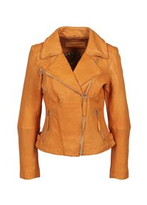 Lederjacke Freaky Nation "Biker Princess SR", Damen, Gr. S (36), orange, Oberstoff: 100% Leder; Futter: 100% Baumwolle, Jacken Lederjacke