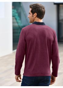 Langarmshirt Catamaran "Langarm-Shirt", Herren, Gr. 60/62, rot (bordeaux), 100% Baumwolle, unifarben, ohne Ausschnitt, Shirts Langarmshirt