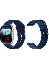 Smartwatch SMARTY 2.0, blau, Smartwatches, Smartwatch, Armbanduhr, Damenuhr, Herrenuhr, Android5.0+, Apple iOS 9.0+