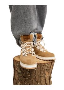 Stiefel Roxy "Bradie", Damen, Gr. 8(38), wei&szlig; (wei&szlig;, tan), Obermaterial:Obermaterial: 98% Leder / 2% Metall, Futter: 100% Microfaser, Laufsohle: 100% Gummi;, Schuhe Stiefel