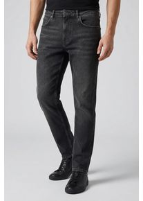 Tapered-fit-Jeans Pepe Jeans "STANLEY", Damen, Gr. 32, L&auml;nge 34, schwarz washed, Denim/Jeans, Obermaterial: 83% Baumwolle, 13% Viskose, 3% Elastomultiester, 1% Elasthan, gerade, unten schmal, Jeans Tapered-fit-Jeans, Ziern&auml;hte an den Ges&auml;&szlig;taschen