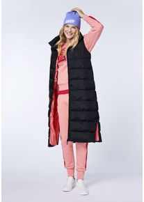 Longweste Chiemsee, Damen, Gr. XL (42), schwarz (schwarz beauty), 100% Polyester, Westen Longweste