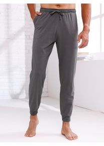 Dehnbund-Hose, Herren, Gr. 44/46, Normalgr&ouml;&szlig;en, anthrazit, 100% Baumwolle, unifarben, Hosen Dehnbund-Hose