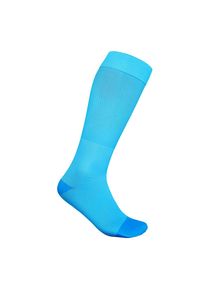 Sportsocken Bauerfeind "SKI ULTRALIGHT COMPRESSION SOCKS", Damen, Gr. 44-46, blau, s, Obermaterial: 75% Polyamid, 25% Elasthan, Socken Sportsocken, mit medizinischer Kompression, zur Vitalisierung der Wadenmuskulatur