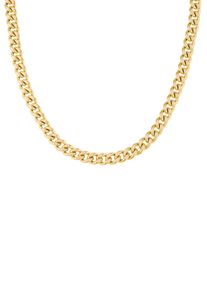 Edelstahlkette s.Oliver "2036845", beige (gelbgoldfarben, beige), Halsketten, Damen, Edelstahl, L: 45, Edelstahlkette