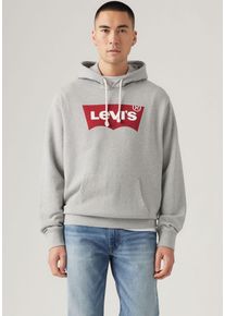 Levi's Hoodie LEVI'S "STANDARD GRAPHIC HOOD", Herren, Gr. S, co hm two color hood, Frottee, Obermaterial: 100% Baumwolle, l&auml;ssig geschnitten h&uuml;ftbedeckend, eingesetzt Rippb&uuml;ndchen, Sweatshirts Hoodie, mit K&auml;ngurutasche