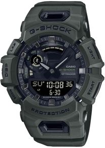 Smartwatch Casio G-SHOCK "GBA-900-1AER", gr&uuml;n (khaki, schwarz, gr&uuml;n), Smartwatches, Herren, Smartwatch, Armbanduhr,Herren,Bluetooth,Schrittz&auml;hler,digital, bis 20bar wasserd.