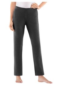 Homewearpants Plantier, Damen, Gr. 44/46, Normalgr&ouml;&szlig;en, schwarz, 50% Baumwolle, 50% Polyester, unifarben, Hosen Homewearpants
