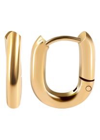 Adelia&acute;s Paar Creolen ADELIA&acute;S "Damen Ohrringe &iquest; Creole aus Edelstahl", gold, Ohrringe, Damen, Edelstahl, Paar Creolen