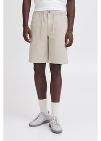 Shorts Blend "BHMORGAN-shorts", Herren, Gr. XXL, N-Gr, ash, Web, Obermaterial: 97% Baumwolle, 3% Elasthan, unifarben, regular fit kn&ouml;chellang, Hosen Shorts