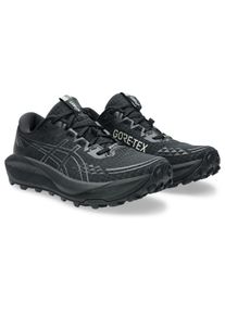 Trailrunningschuh asics "GEL-TRABUCO 13 GORE-TEX", Damen, Gr. 39, schwarz (schwarz, graphite grau), Synthetik, Textil, Schuhe Trailrunningschuh, wasserdicht