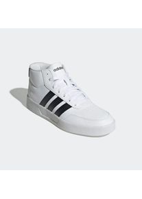Sneaker adidas Sportswear "BREAKNET MID", Herren, Gr. 45, cloud wei&szlig;, core schwarz, cloud wei&szlig;, Synthetik, Schuhe Sneaker
