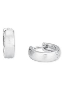 Paar Creolen Amor "2023069", silber (silberfarben), Ohrringe, Damen, Silber 925 (Sterlingsilber), Paar Creolen