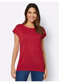 Pullunder Classic Basics "Pullunder", Damen, Gr. 56, lila (erdbeere), 100% Polyacryl, unifarben, Pullover Pullunder