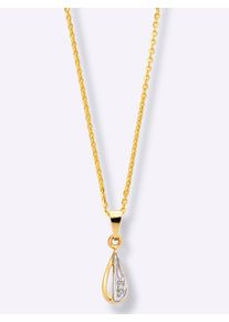 Kettenanh&auml;nger Lady, gold (gelbgold 375), Schmuckanh&auml;nger, Damen, Gelbgold 375, Kettenanh&auml;nger