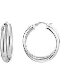 Paar Creolen Thomas Sabo "Schmuck Silber 925 Ohrringe verschlungenes Design", silber (silberfarben), Ohrringe, Damen, Silber 925 (recycelt), Paar Creolen