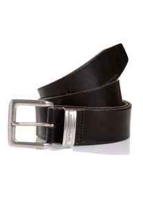 Lederg&uuml;rtel Tom Tailor "TTJACOB", Herren, Gr. 90, schwarz (schwarz uni), Leder, genarbt, unifarben, G&uuml;rtel Lederg&uuml;rtel, Leichte Oberfl&auml;chennarbung