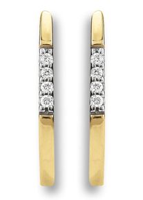 Paar Ohrstecker ONE ELEMENT "0.03 ct Diamant Brillant Ohrringe Ohrstecker aus 585 Gelbgold", gold, Ohrringe, Damen, Gelbgold 585, Paar Ohrstecker