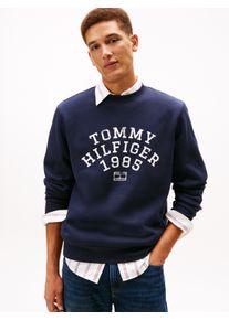 Sweatshirt Tommy Hilfiger "HILFIGER ARCH", Herren, Gr. L, desert sky, Sweatware, Obermaterial: 64% Baumwolle, 36% Polyester, regular fit, Rundhals, Rippb&uuml;ndchen, Sweatshirts Sweatshirt, normale Passform, kontrastfarbener Print, Rundhals