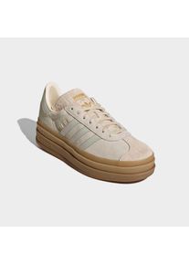 Sneaker adidas originals "GAZELLE BOLD", Damen, Gr. 38, grau one, cream wei&szlig;, cream wei&szlig;, Leder, Schuhe Sneaker, Topseller