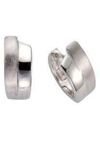 Paar Creolen Firetti "Schmuck Geschenk Silber 925 Ohrschmuck gl&auml;nzend", silber (silberfarben), Ohrringe, Damen, 14mm, Silber 925 (Sterlingsilber), Paar Creolen