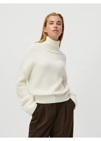 Rollkragenpullover LEGER "Tia Jumper, LeGer by Lena Gercke", Damen, Gr. 34, creme, Strick, Obermaterial: 50% Polyacryl, 30% Wolle, 20% Polyamid, oversize, Pullover Rollkragenpullover, oversized, Grobstrick