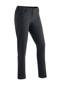 Funktionshose Maier Sports "Charlotte", Damen, Gr. 18, Kurzgr&ouml;&szlig;en, schwarz, 91% Polyester (Recycelt), 9% Elasthan, Hosen Funktionshose, Damen Outdoorhose, elastische Hose mit Fleece Innenseite, Regular fit