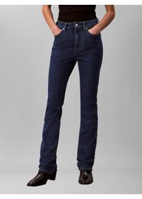 Bootcut-Jeans Calvin Klein Jeans, Damen, Gr. 33, L&auml;nge 30, winter storm, Denim/Jeans, Obermaterial: 67% Baumwolle, 32% Polyester, 1% Elasthan, skinny fit, Jeans Bootcut-Jeans, Boot-cut-fit