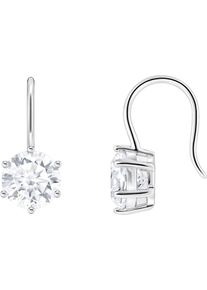 Paar Ohrh&auml;nger Thomas Sabo "mit gro&szlig;em Zirkoniastein, H2287-051-14, H2287-051-9, H2287-414-14", bunt (silberfarben, wei&szlig;, wei&szlig;), Ohrringe, Damen, Silber 925 (recycelt), Paar Ohrh&auml;nger, mit Zirkonia (synth.)