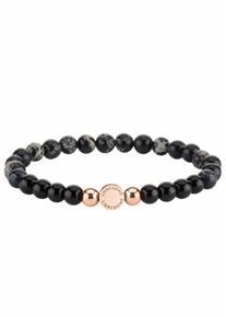 Armband Liebeskind Berlin "Schmuck Geschenk Armkette Zugarmband", rosa (schwarz, ros&eacute;goldfarben, grau, schwarz, grau), Armb&auml;nder, Damen, 17cm, Edelstahl Polyurethan, Edelstahl, Polyurethan, Armband, mit Edelsteinen, Topseller