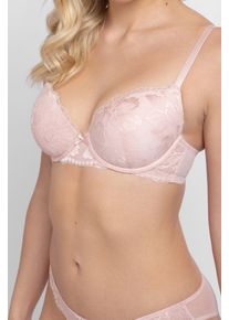 B&uuml;gel-BH Dorina "Perfect Lace", Damen, Gr. 70, Cup A, pink, Obermaterial: 90% Nylon, 10% Elasthan, BHs B&uuml;gel-BH, mit B&uuml;gel, verstellbare Tr&auml;ger, mit Spitze, bequem, weich