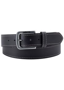Levi's Lederg&uuml;rtel LEVI'S "LOIRE", Damen, Gr. 85, schwarz, Rindsleder, unifarben, G&uuml;rtel Lederg&uuml;rtel, Unisex