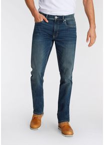 Straight-Jeans AJC, Herren, Gr. 38, L&auml;nge 36, blau (blau used), Denim/Jeans, Obermaterial: 98% Baumwolle, 2% Elasthan, unifarben, normal lang, Jeans Straight-Jeans, gerade geschnitten, Used-Look-Waschung, niedrige Leibh&ouml;he, Topseller