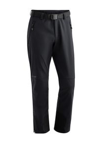 Funktionshose Maier Sports "Tech Pants M", Herren, Gr. 46, Normalgr&ouml;&szlig;en, schwarz, Vorderseite: 92% Polyester, 8% Elasthan; R&uuml;ckseite: 100% Polyester, Hosen Funktionshose, Warme Softshellhose, winddicht, elastisch