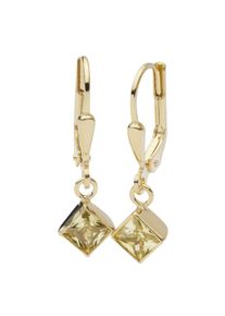 Paar Ohrh&auml;nger OSTSEE-SCHMUCK "- Anna 5x5 mm - Gold 333/000 - Zirkonia" Gr. 23, gold (gold 333, goldfarben, gelb), Ohrringe, Damen, Gelbgold 333, Paar Ohrh&auml;nger