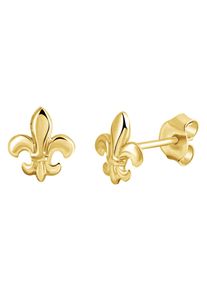 Paar Ohrstecker Firetti "Schmuck Geschenk Gold 333 Ohrschmuck Fleur de Lys", gold (gelbgoldfarben), Ohrringe, Damen, Gelbgold 333, Paar Ohrstecker