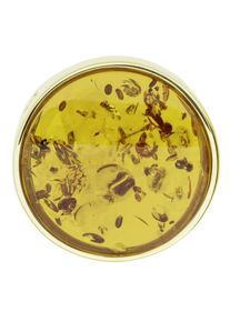 Kettenanh&auml;nger OSTSEE-SCHMUCK "- Gleiter-Frouke 24 mm - Gold 333/000 - Bernstein" Gr. 26, gold (gold 333, goldfarben, gelb), Schmuckanh&auml;nger, Damen, Gelbgold 333, Kettenanh&auml;nger