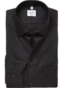 Langarmhemd MARVELIS, Damen, Gr. 44, N-Gr, schwarz, Web, Obermaterial: 100% Baumwolle, normal, 2-Knopf-Manschette, Hemden Langarmhemd, modern fit, Businesshemd, b&uuml;gelfrei, New-Kentkragen