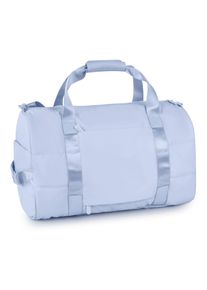 Reisetasche Heys "The Puffer Duffle Bag", M&auml;dchen, Gr. B/H/T: 48cm x 30,5cm x 25,5cm, blau (light blau), Polyester, Taschen Reisetasche, Weekender Duffle Bag Schuhfach Aufstecksystem