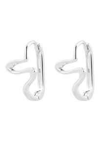 Adelia&acute;s Paar Creolen ADELIA&acute;S "Damen Ohrringe &iquest; Klappcreole aus 925 Silber", silber, Ohrringe, Damen, Silber 925 (Sterlingsilber), Paar Creolen