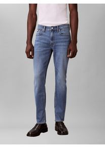Slim-fit-Jeans Calvin Klein Jeans, Herren, Gr. 36, L&auml;nge 30, faded clearwater, Denim/Jeans, Obermaterial: 85% Baumwolle, 13% Polyester, 2% Elasthan, slim fit lang, Jeans Slim-fit-Jeans, slim fit