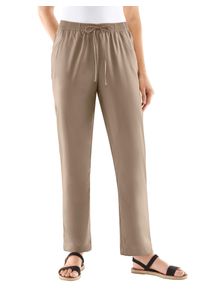 Webhose Classic Basics, Damen, Gr. 46, Normalgr&ouml;&szlig;en, grau (taupe), 52% Polyester, 48% Viskose, unifarben, lang, Hosen Webhose