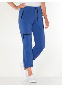 Funktionshose Casual Looks, Damen, Gr. 46, Normalgr&ouml;&szlig;en, jeansblau, 95% Polyamid, 5% Elasthan, unifarben, Hosen Funktionshose