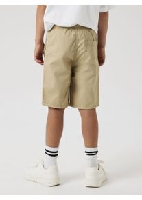 Shorts name it "NKMRYAN JOG L TWILL SHORTS 7001-TF NOOS", Jungen, Gr. 104, N-Gr, twill (blank), Web, Obermaterial: 100% Baumwolle, unifarben, relaxed fit knielang, Hosen Shorts